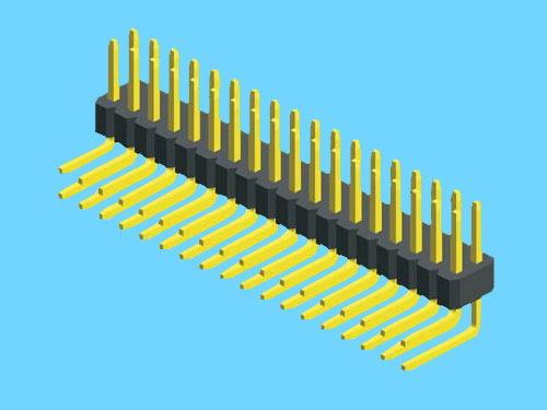 PH1.0间距双排弯针（H1.2)
